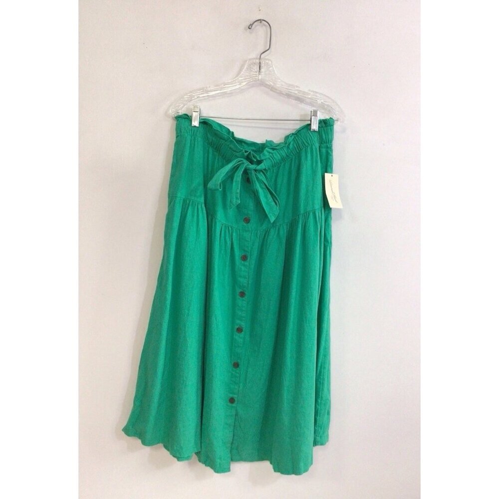 Universal Thread Green Western Maxi Skirt Womens Large New